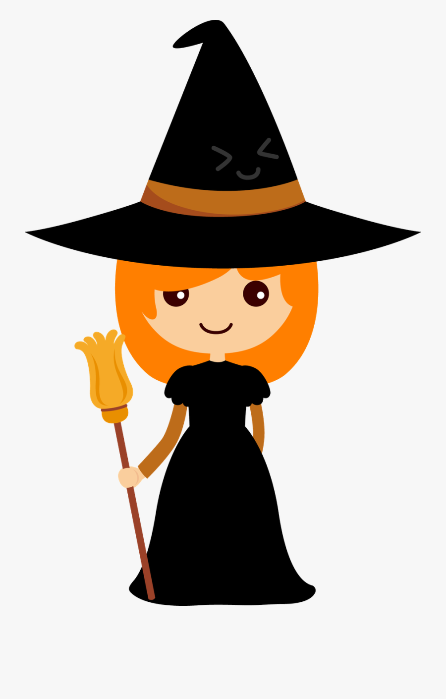 Witch Clipart, Transparent Clipart