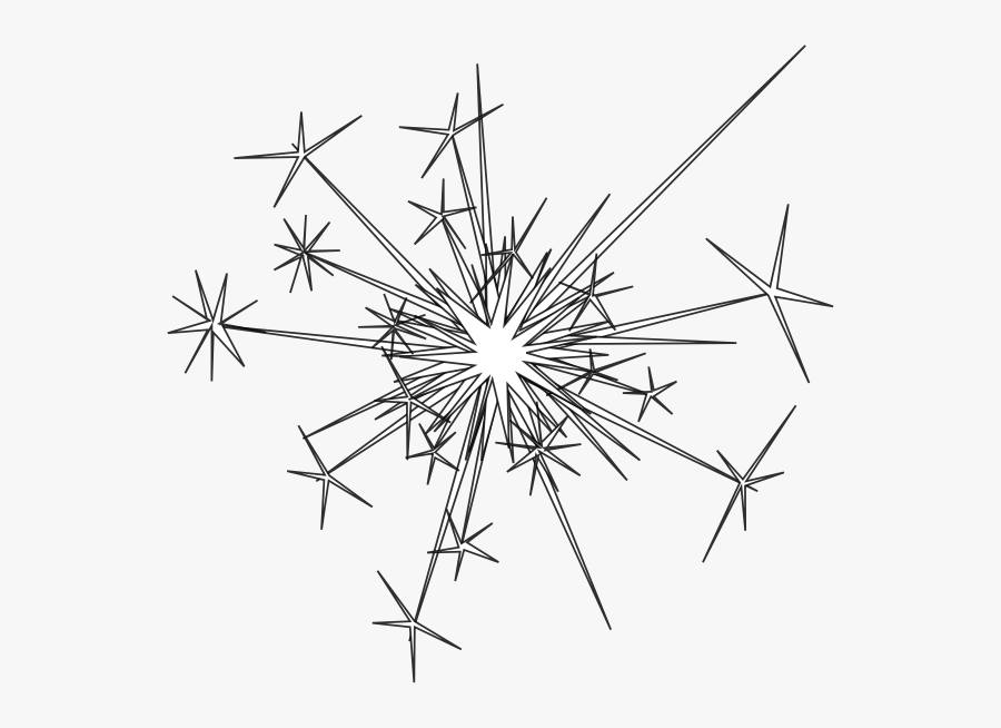 Fireworks Clip Art At Vector Clip Art - Free Clip Art Sparklers, Transparent Clipart