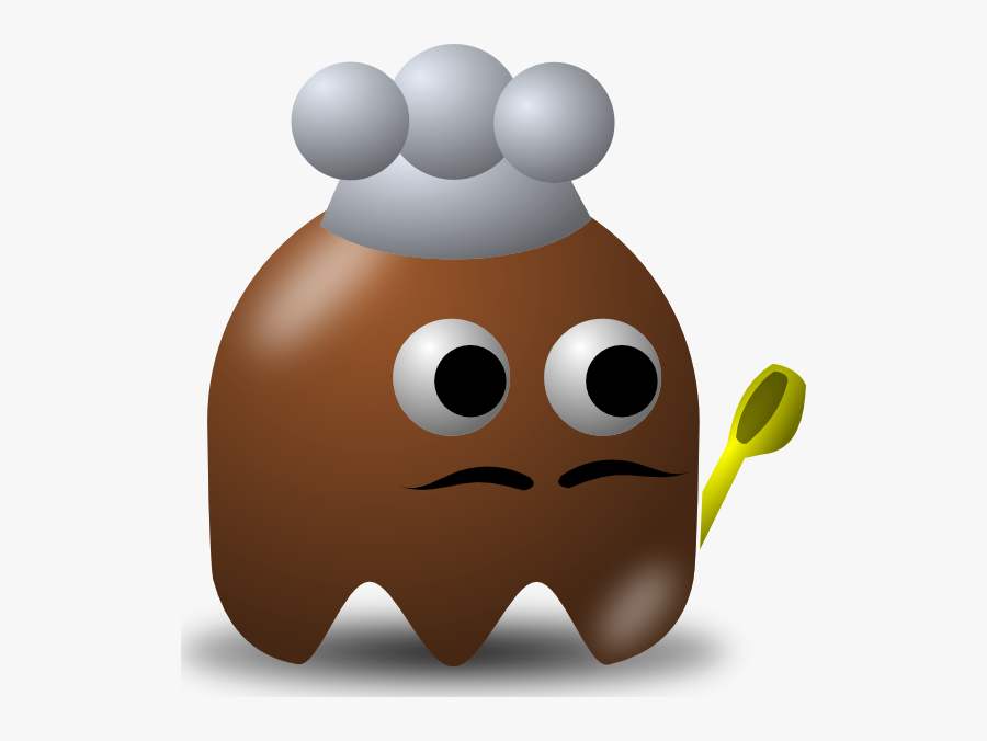 Pcman Game Baddie Chef Svg Clip Arts - Chef Clip Art, Transparent Clipart