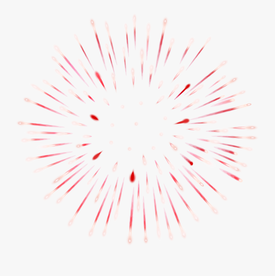 Red Fireworks Png - Fireworks Red White Blue Transparent Background, Transparent Clipart