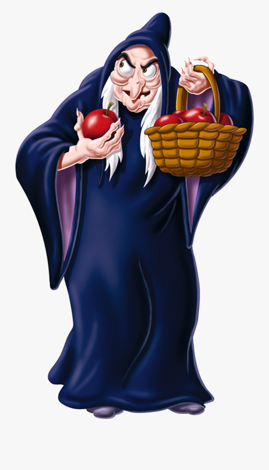 Snow White Witch Old Woman - Evil Queen Old Lady, Transparent Clipart
