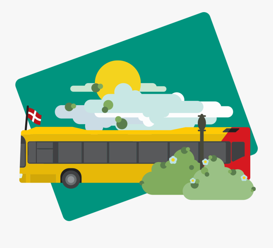 Bus - Public Transportation, Transparent Clipart