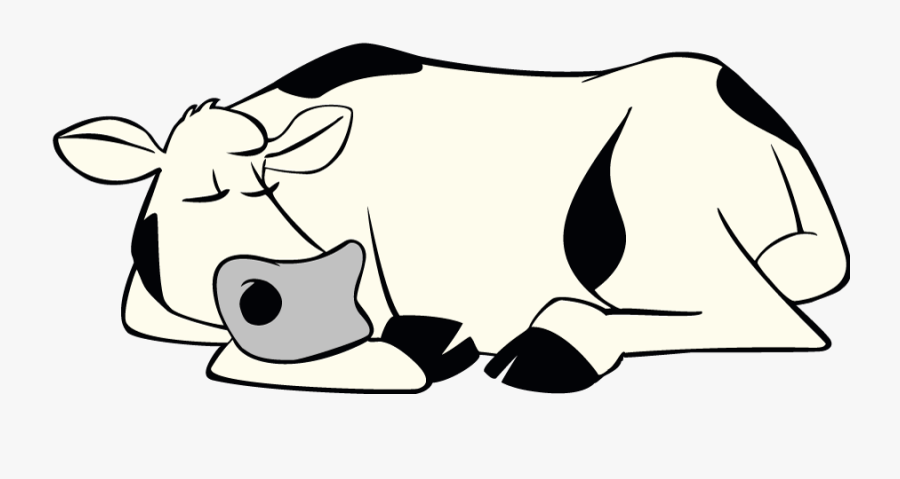 Sleeping Cow Png - Sleeping Cow Clipart, Transparent Clipart