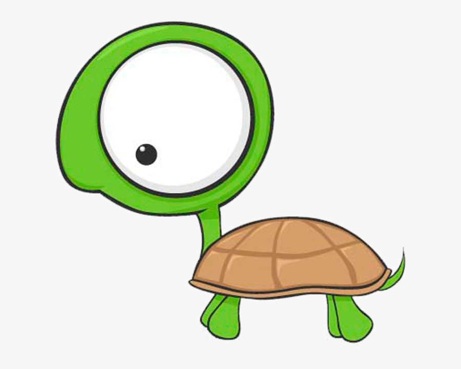 Cartoon Turtle Vector - Turtle Drawing Easy Cute, Transparent Clipart