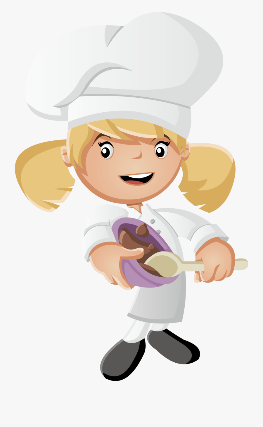 Clip Art Png For Free - Cartoon Chef Transparent Background, Transparent Clipart
