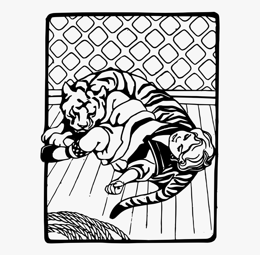 Sleeping With A Tiger - Clipart Barber Poles, Transparent Clipart