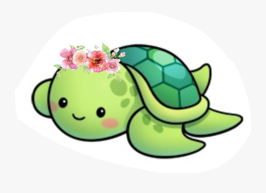 Girl Turtle Family Cute - Cute Sea Turtle Cartoon, Transparent Clipart