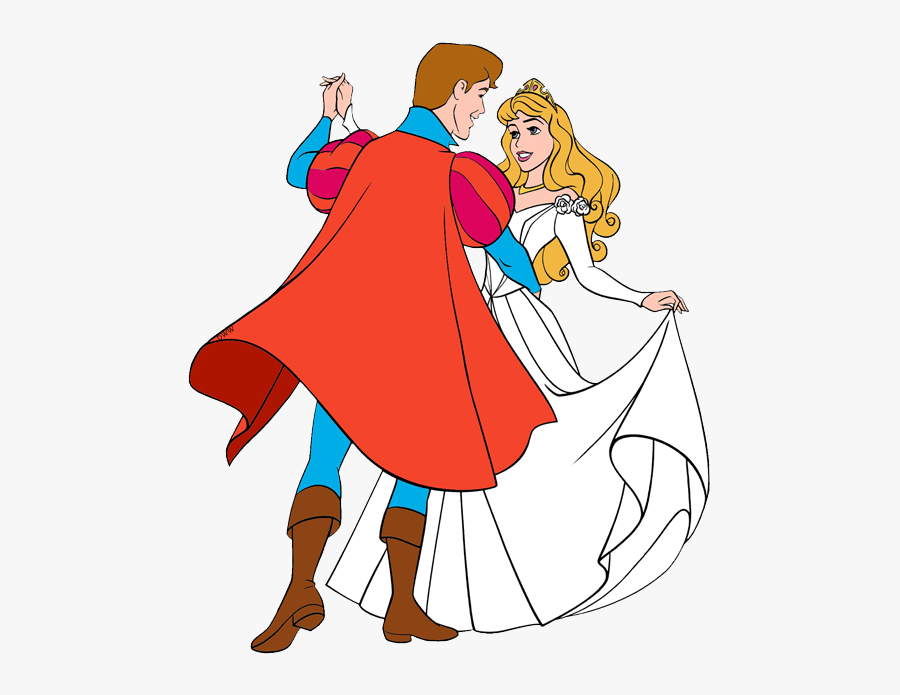 Sleeping Beauty Clipart Prince And Princess Wedding - Aurora And Philip Wedding, Transparent Clipart