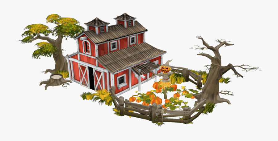 Clipart Farm Farm Building - House, Transparent Clipart
