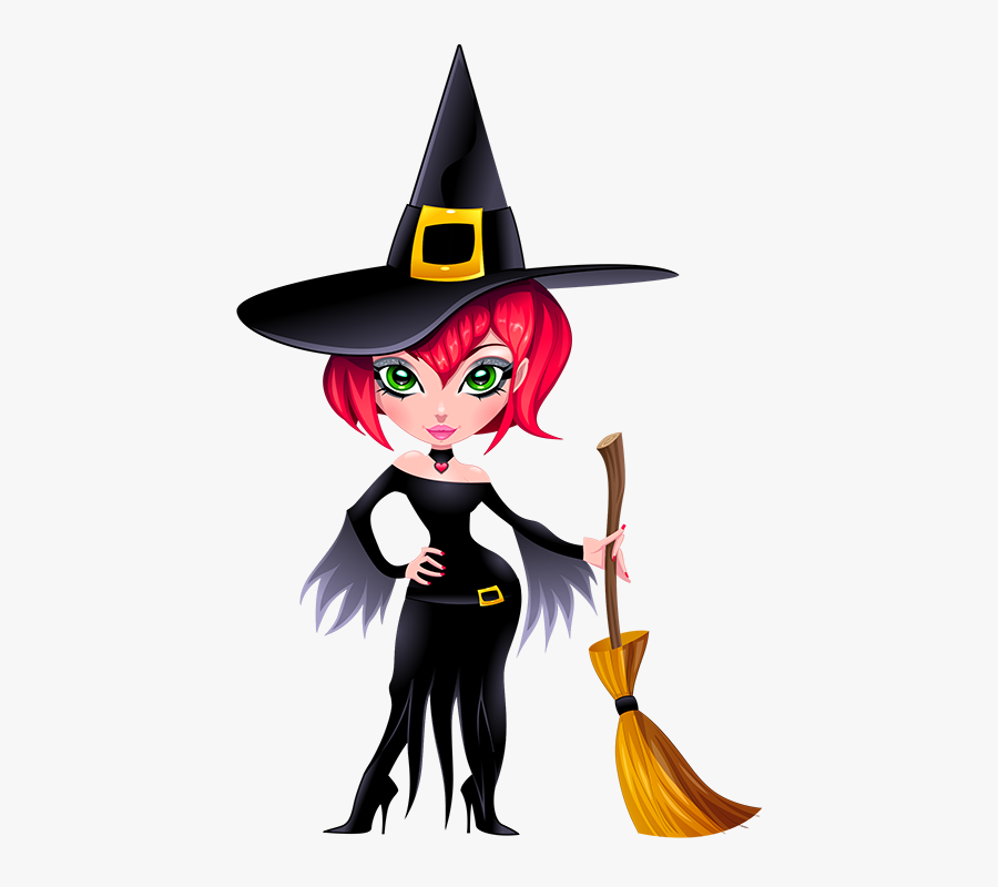 Halloween Witch Illustration - Colorstreet Halloween , Free Transparent Cli...