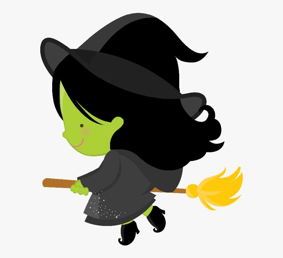 O Mágico De Oz - Halloween Clipart Witch Cute, Transparent Clipart