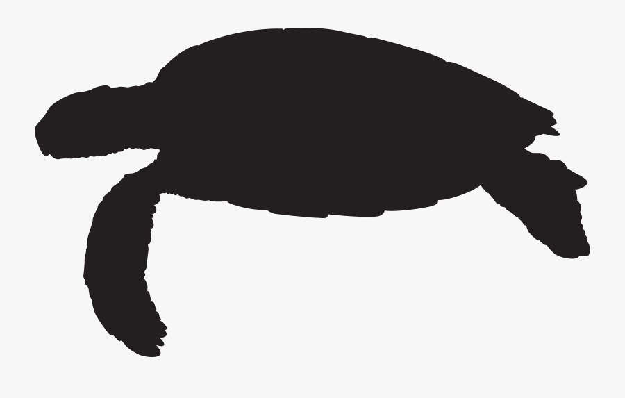 Svg Freeuse Library Sea Silhouette Png Clip - Sea Turtle Silhouette Clip Art, Transparent Clipart