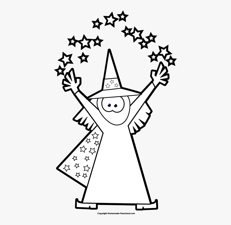 Halloween Witch Clipart Black And White, Transparent Clipart
