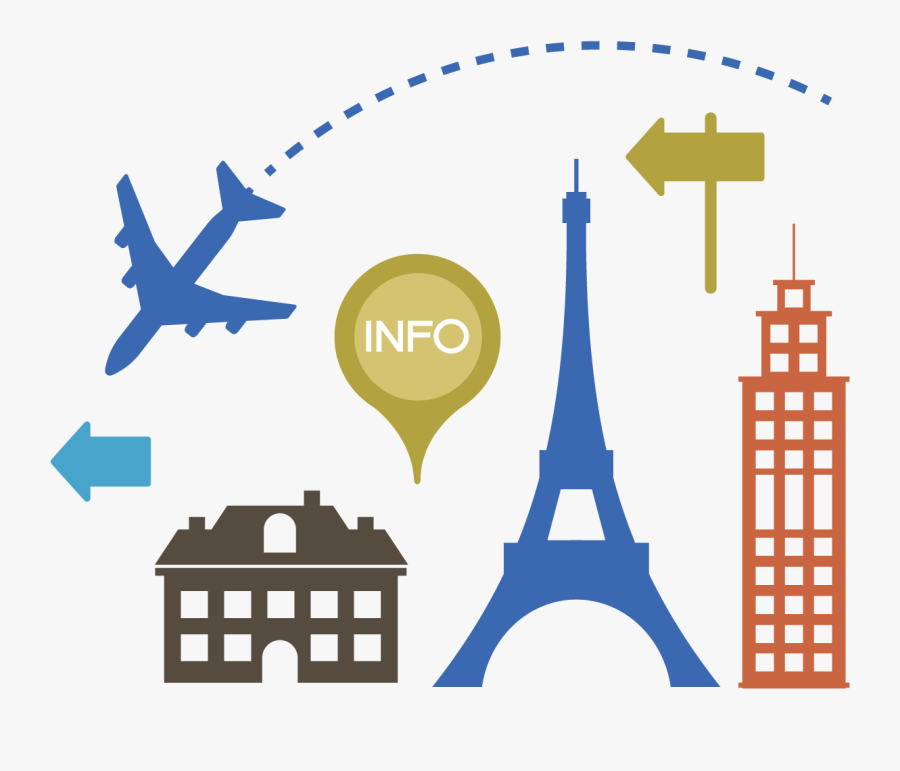 Vacation Clipart Travel Abroad - Abroad Travel Png Vector, Transparent Clipart