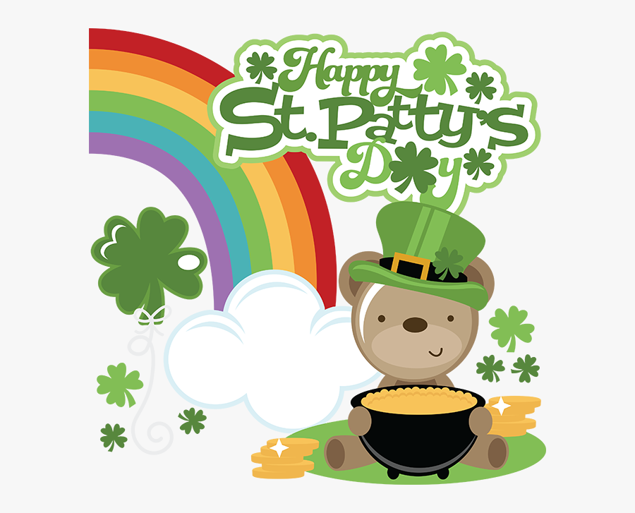 St Patrick's Day Cute, Transparent Clipart