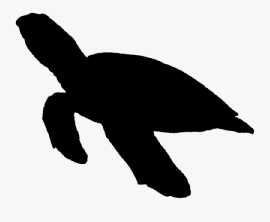 Seas Ilhouette Sea - Clipart Sea Turtle Silhouette, Transparent Clipart