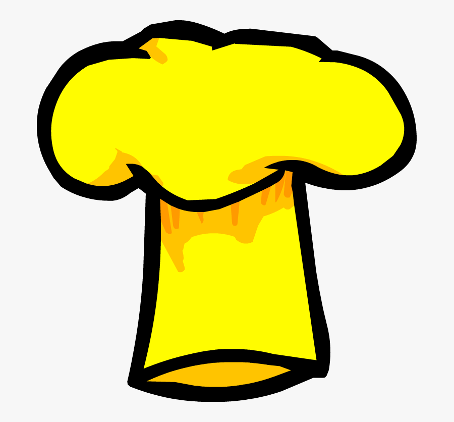 Golden Chef Hat - Chef Hat Clipart Yellow, Transparent Clipart