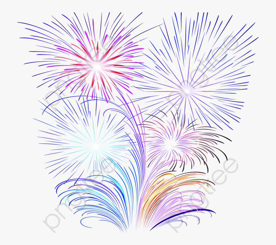 Firework Clipart Celebration - Celebration Png Fire Works, Transparent Clipart