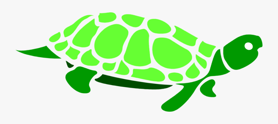 Green Sea Turtle Clip Art - Green Turtle Silhouette Png, Transparent Clipart