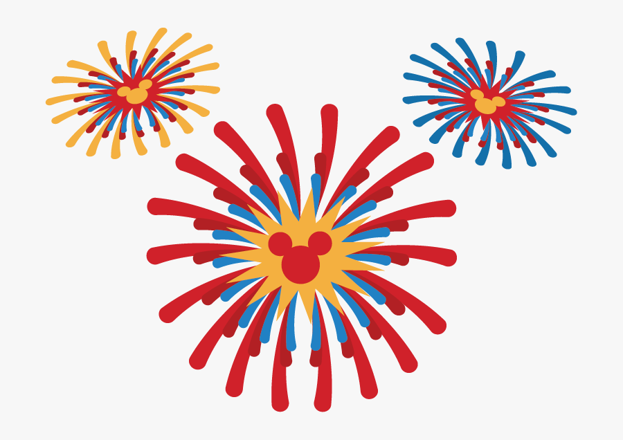Fireworks Clipart Cute - Disney Fireworks Clip Art, Transparent Clipart