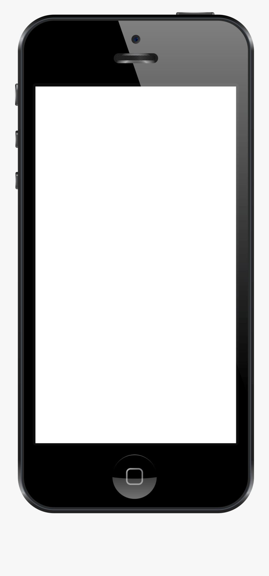 Iphone 5 Black - Phone Transparent Png, Transparent Clipart