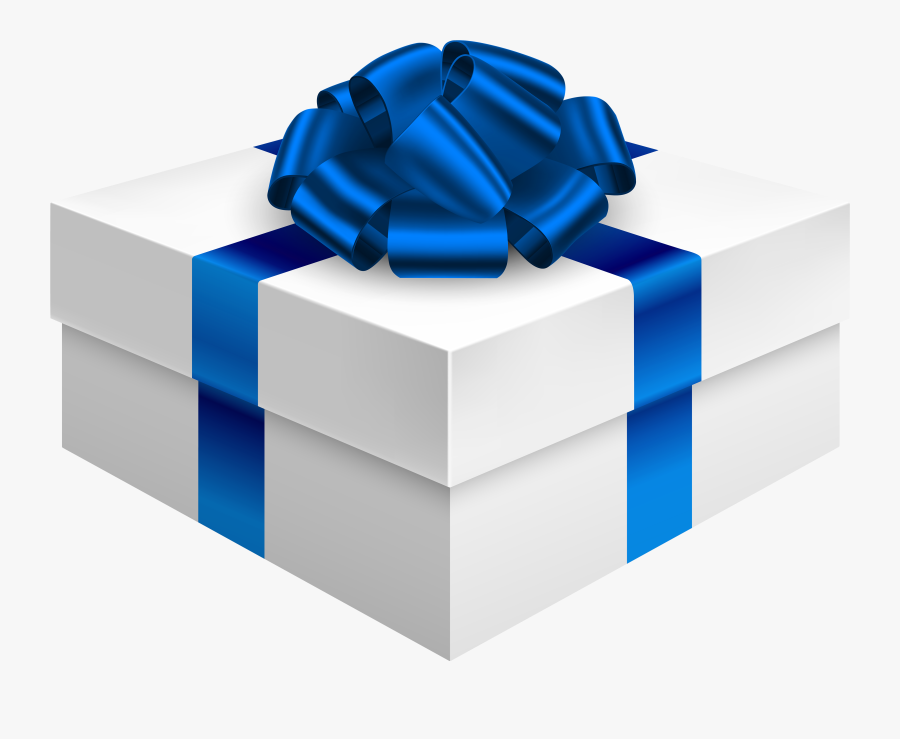 Clipart Present Blue Present - Gift Box Png Transparent, Transparent Clipart