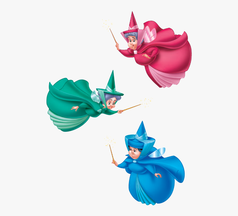 Sleeping Beauty Fairies - Sleeping Beauty Fairies Png, Transparent Clipart