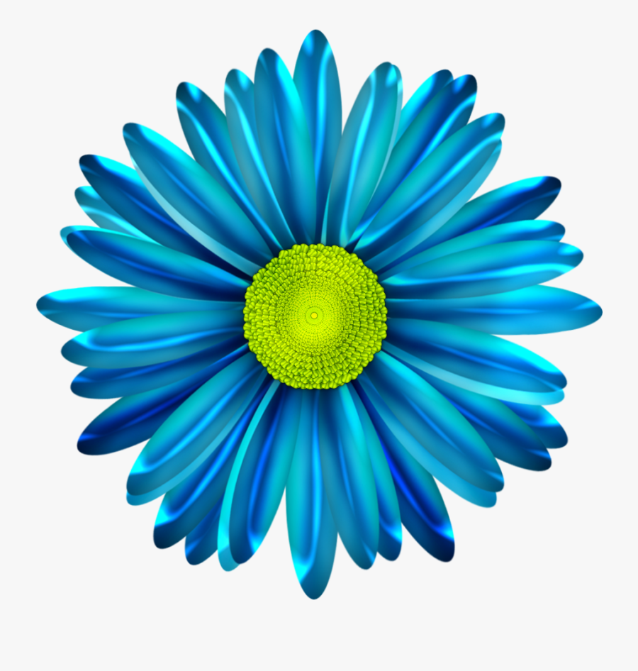 Daisy Clipart To Download Free - Blue Daisy Flower Png, Transparent Clipart