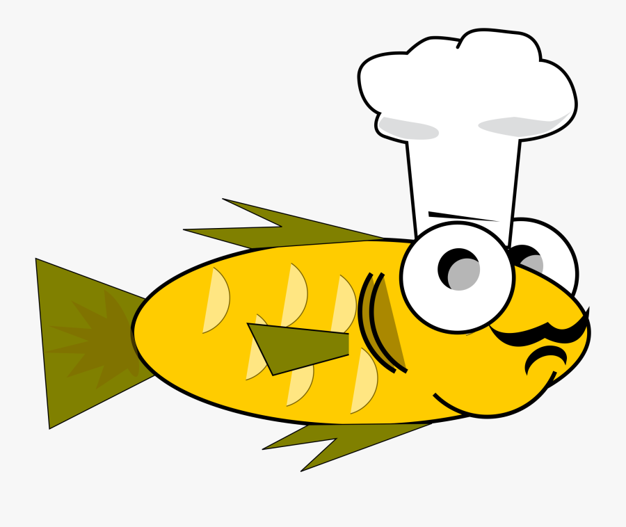 Transparent Goldfish Png - Fish With Birthday Hat, Transparent Clipart