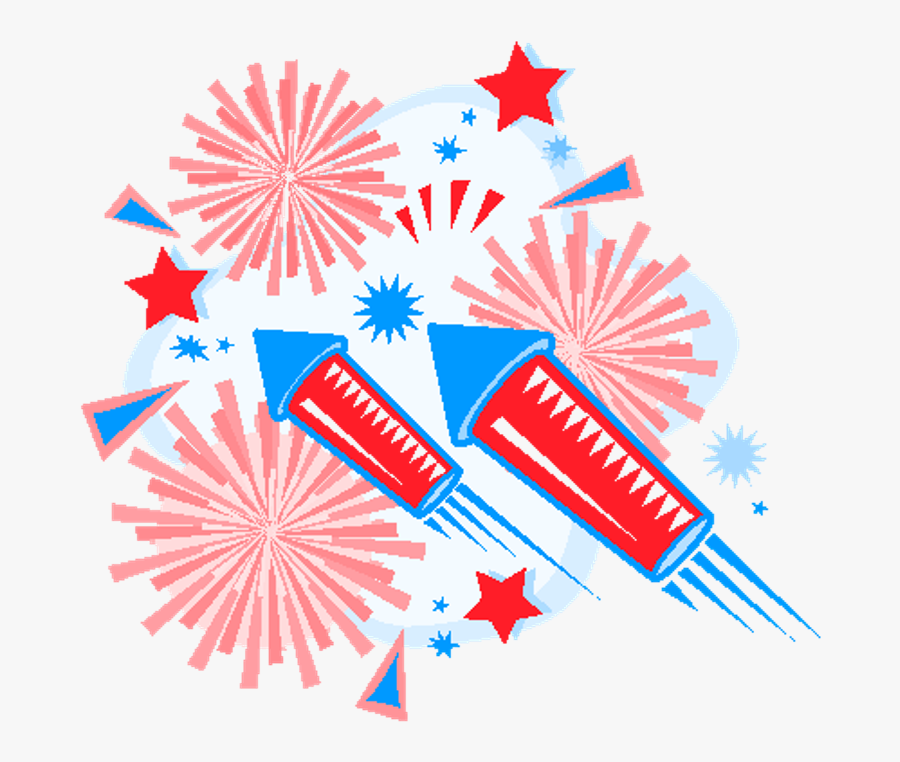4th Of July Fireworks Clipart Group Svg Royalty Free - Cartoon Fourth Of July Fireworks, Transparent Clipart
