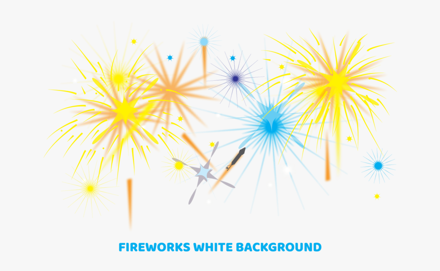 Fireworks White Background Illustration - Fogos De Artificio Png Fundo Transparente, Transparent Clipart