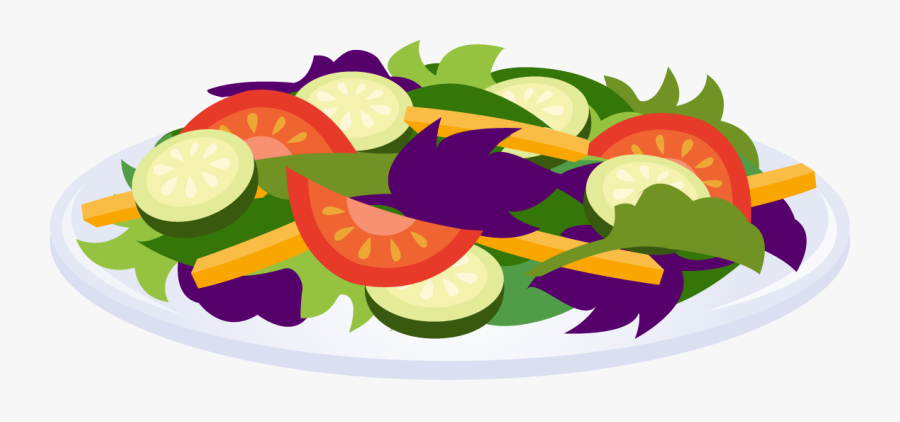 Plate Of Salad Clipart, Transparent Clipart
