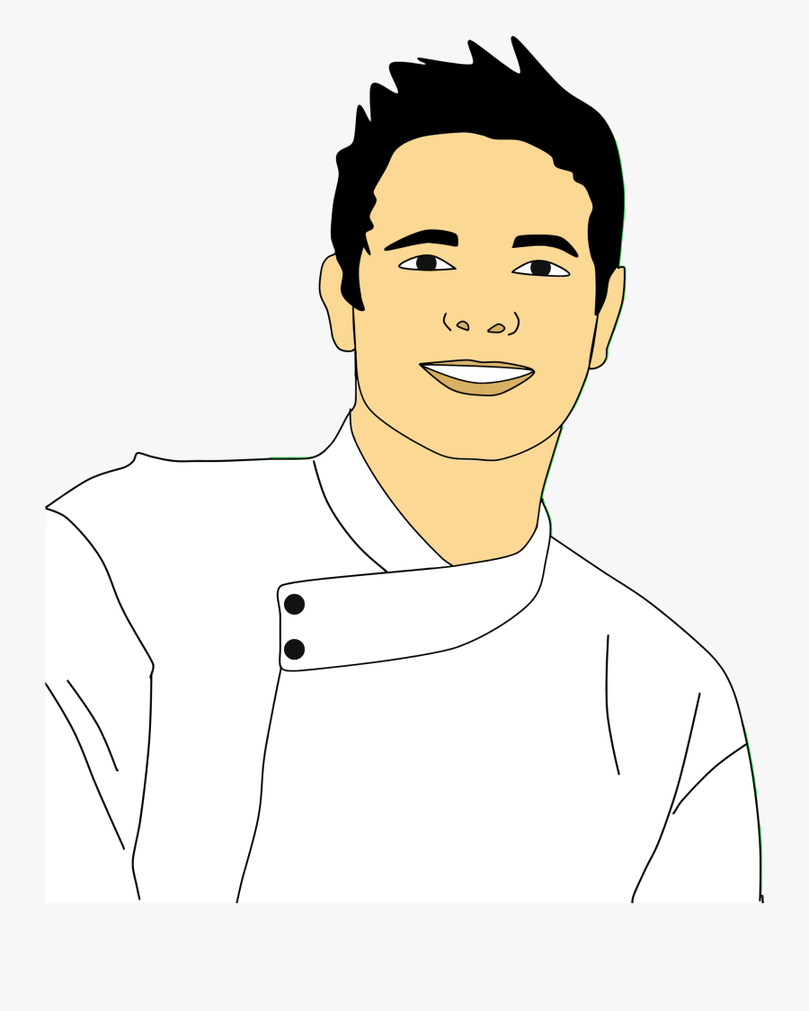 Male-chef - Male Chef Vector Png, Transparent Clipart
