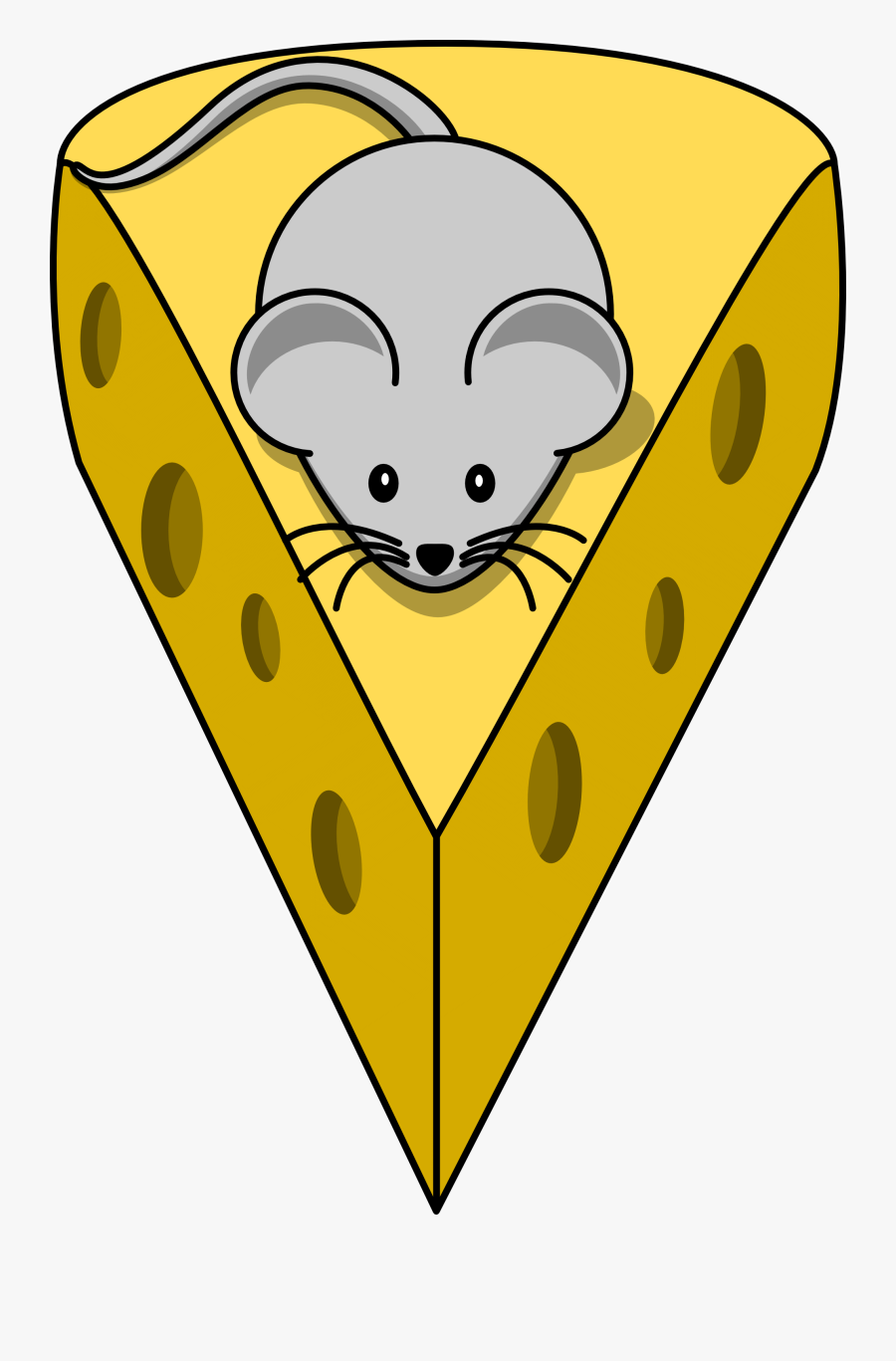 Grilled Cheese Clip Art - Cartoon Mouse And Cheese, Transparent Clipart