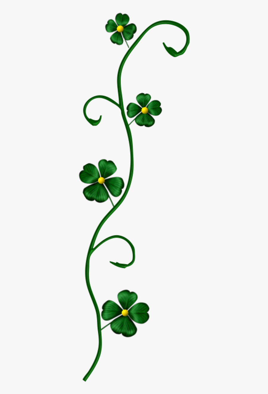 Cadre Saint Patricks Day Png Png Images - Bordure De Page Trefle, Transparent Clipart