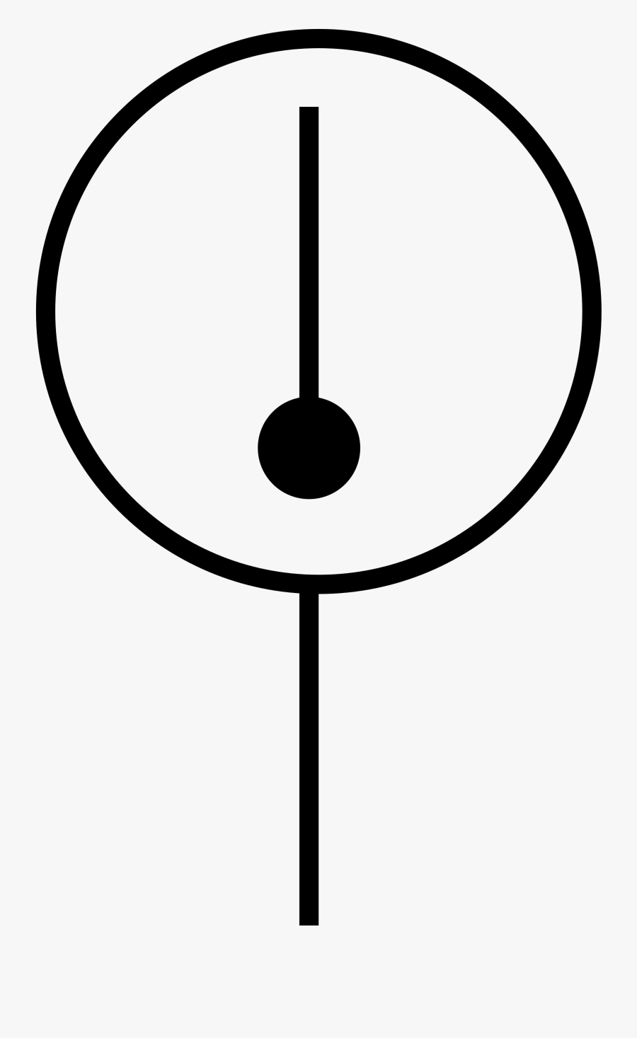 Clipart Thermometer Temperature Gauge - Circle, Transparent Clipart