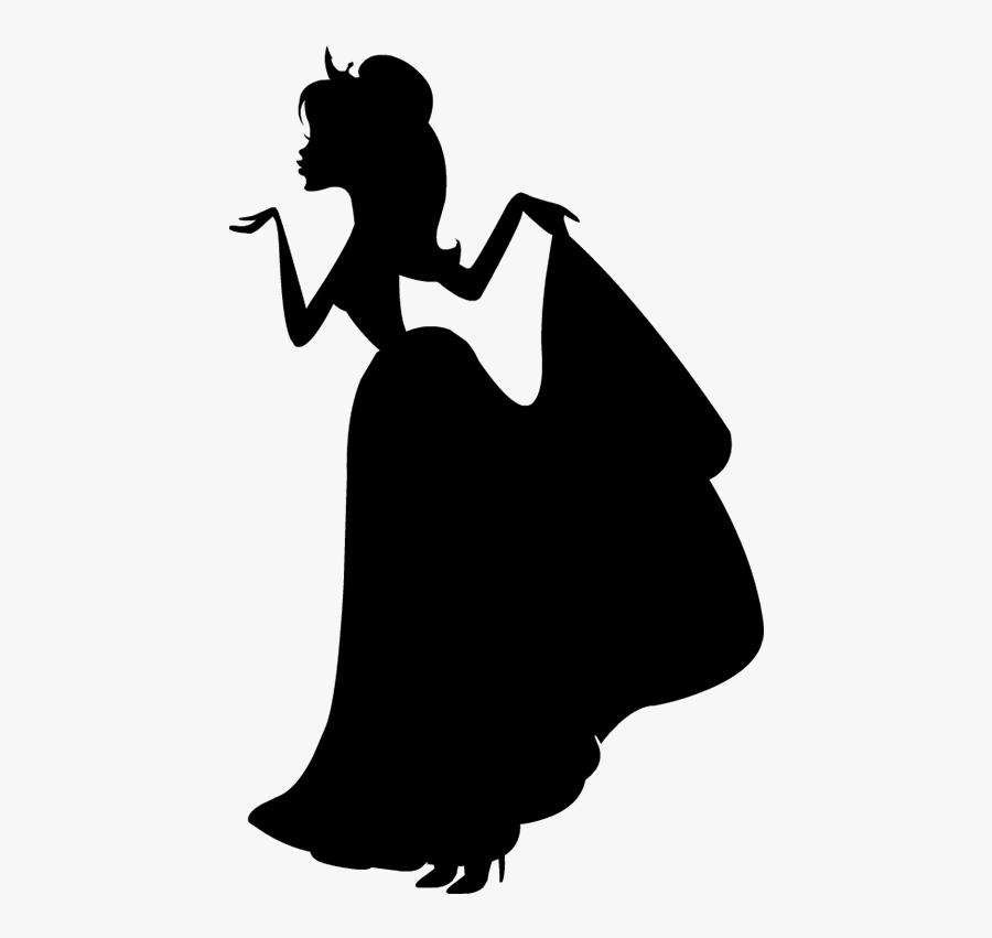 Silhouette Princess Clipart - Princess Silhouette Png , Free Transparent Cl...