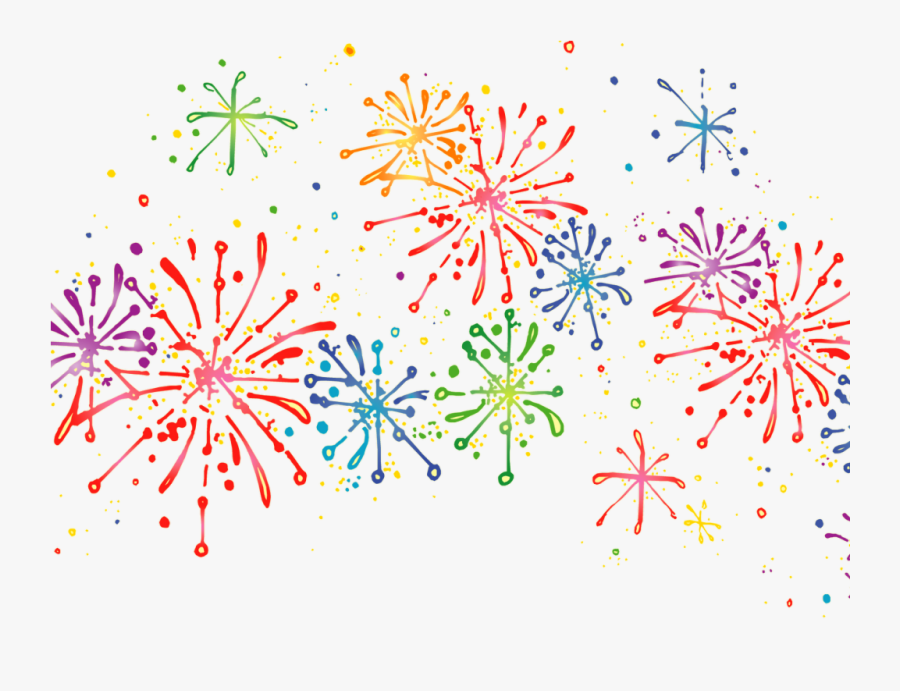 Firework Clipart Transparent Background - Transparent Background Fireworks Clipart, Transparent Clipart