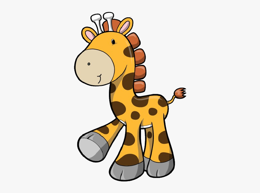 Baby Giraffe Clipart Black And White, Transparent Clipart