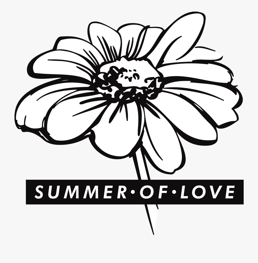 Common Daisy Flower Royalty-free Clip Art - Daisy Clip Art Black And White, Transparent Clipart