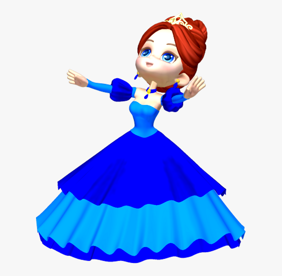 Transparent Princess Clipart Png - Cute Cartoon Princess Hd, Transparent Clipart