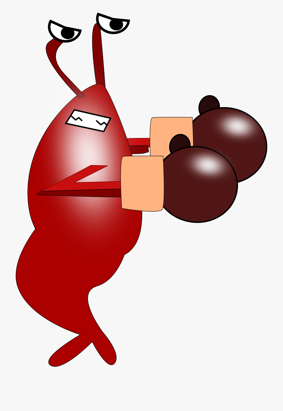 Clipartist Net Clip Art Fighting Shrimp 2 April Clipartist - Shrimp Fighting, Transparent Clipart