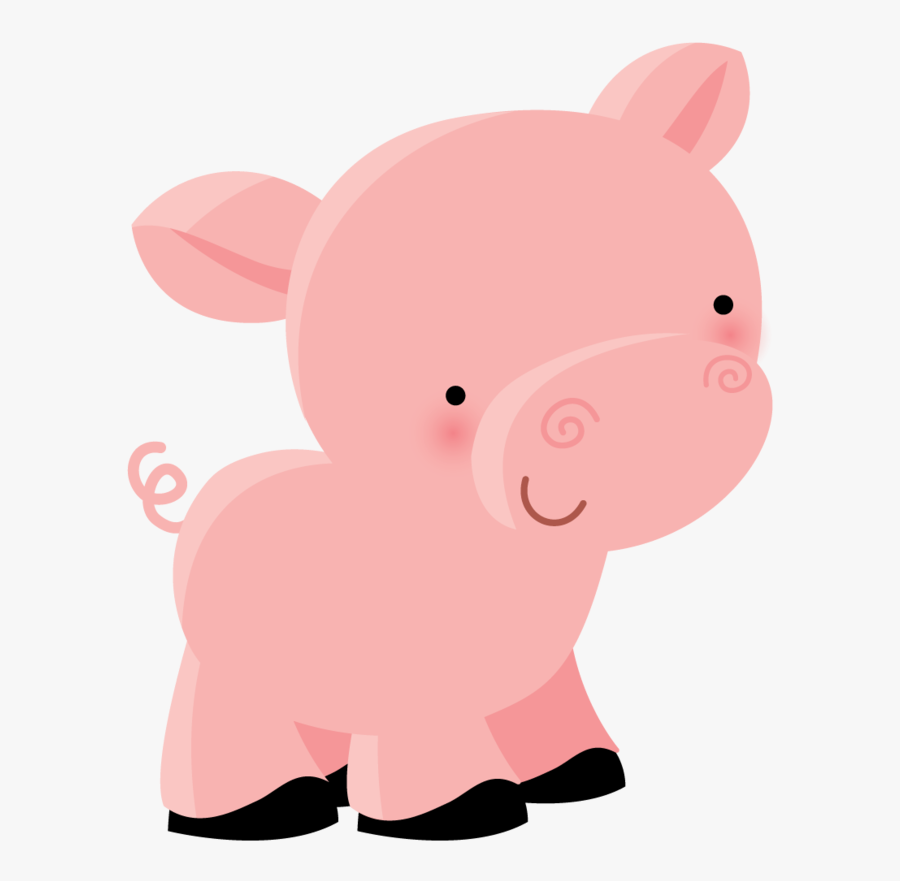 Pig Illustration, Farm Animals, Cute Animals, Farm - Animales De La Granja Png, Transparent Clipart