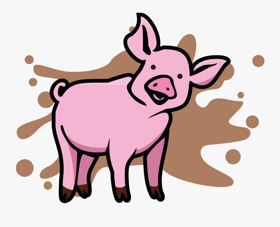 Cartoon Colouring In Farm Animals Clipart , Png Download - Strange Animals Cartoon Black And White, Transparent Clipart