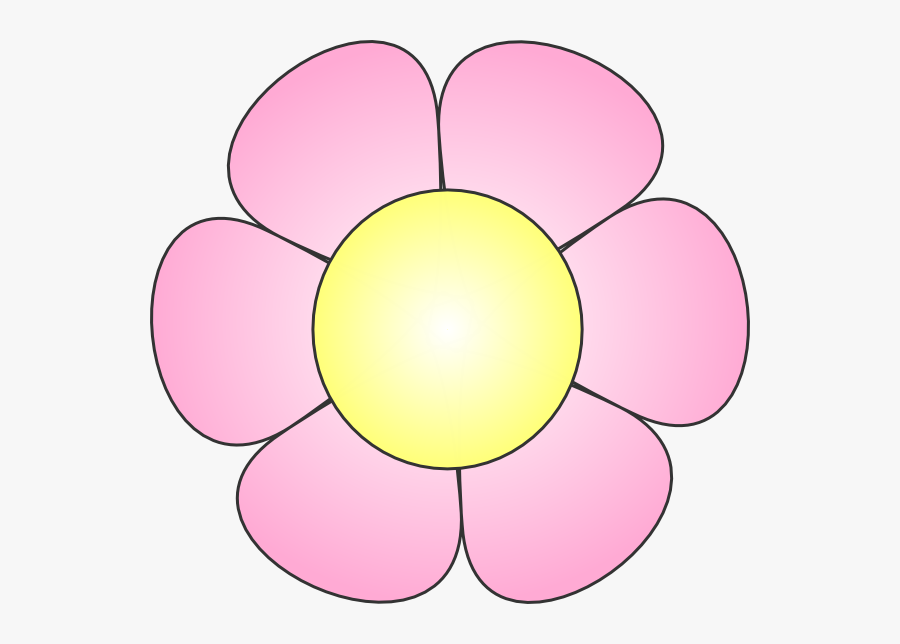 Pink Daisy Svg Clip Arts Yellow And Pink Flower Clip Art Free Transparent Clipart Clipartkey