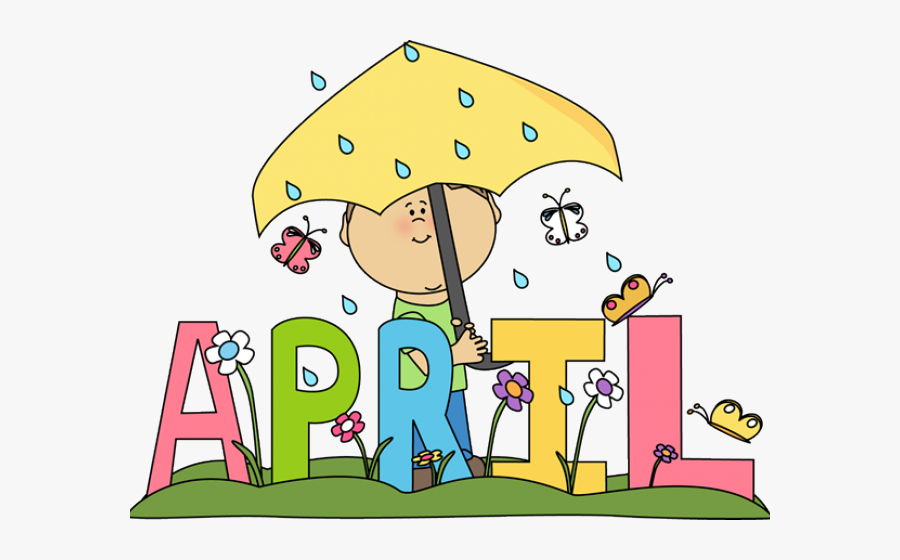April Calendar Clipart - Months Of The Year April, Transparent Clipart