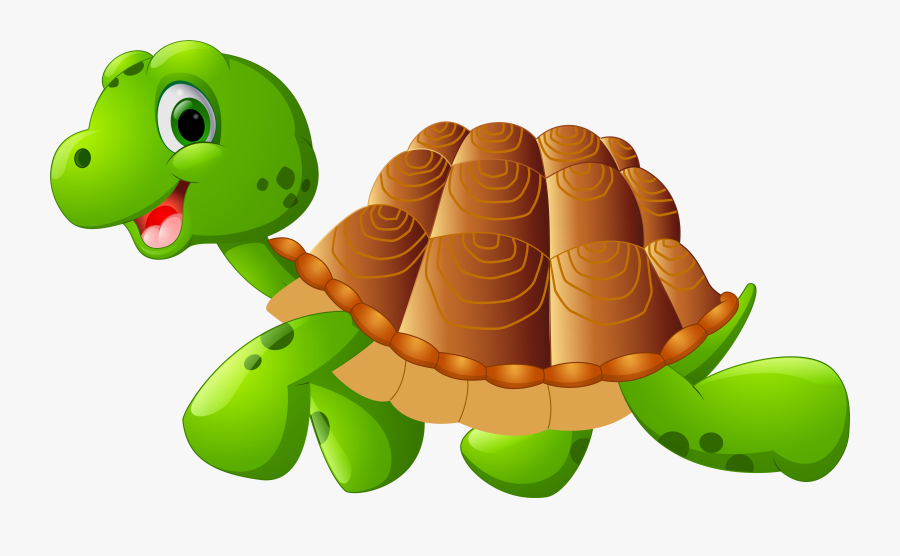 Cartoon Png Clip Art - Transparent Background Turtle Clip Art, Transparent Clipart