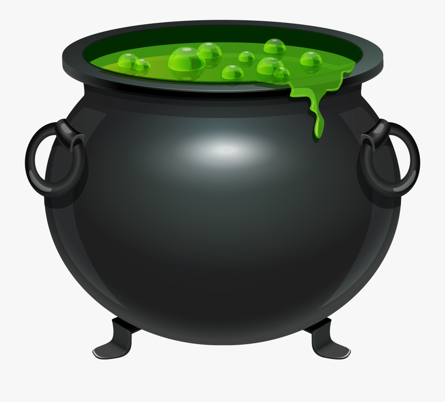Witch"s Potion, Green, Black, Boiler Png Transparent - Witch Cauldron Png, Transparent Clipart