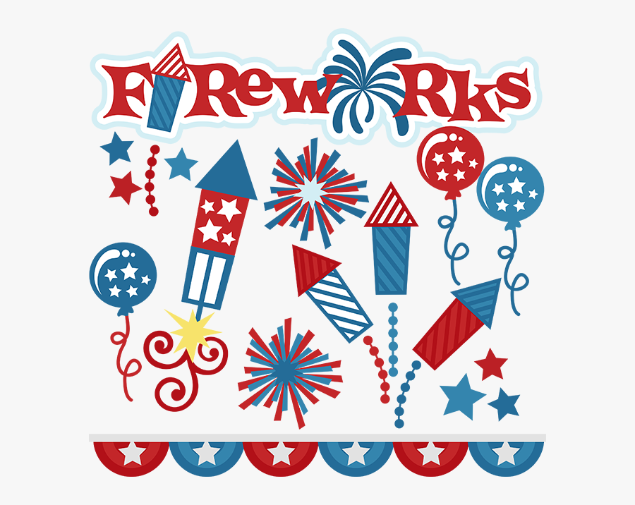 Fireworks Svg Cut Files For Scrapbooking Fireworks, Transparent Clipart