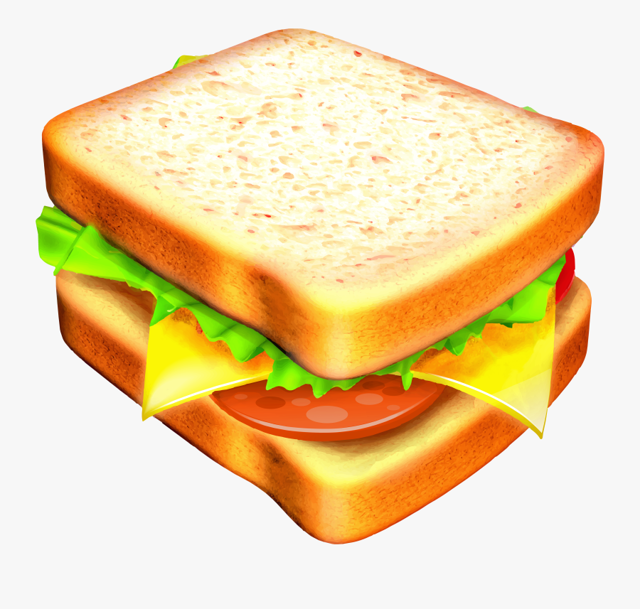 Grilled Cheese Clipart The Cliparts - Transparent Background Sandwich Clip Art, Transparent Clipart